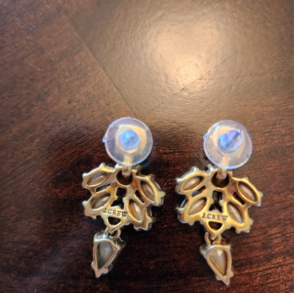 J. CREW ARORA BORIALIS CRYSTAL DROP EARRINGS - Picture 2 of 2